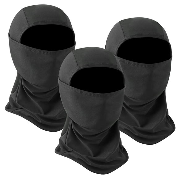 REDESS Unisex Windproof Breathable Lightweight Balaclava Face Mask for Men and Women, Dark Gary, 3-Pack