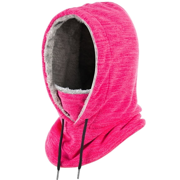 REDESS Unisex Balaclava Face Mask,Winter Polar Fleece Hood Ski Mask for Men Women,Black