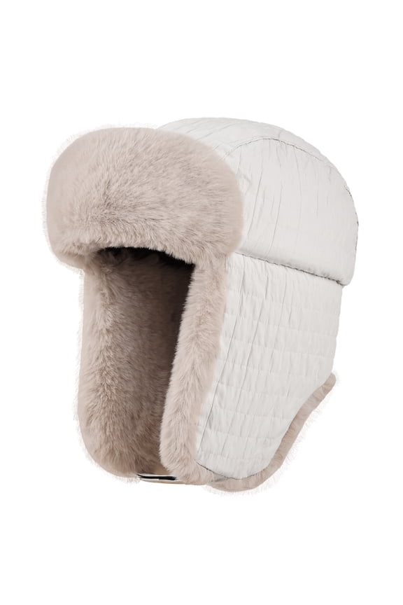 Unisex Trapper Hat Winter Warmer Ear Flaps Windproof Skiing Hat for Women Men