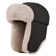 REDESS Unisex Trapper Hat Winter Warmer Ear Flaps Windproof Skiing Hat for Women Men