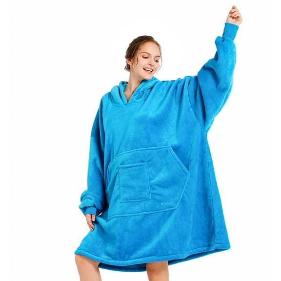 REDESS Wearable Blanket Hoodie, Oversized Blanket Hoodie Sweatshirt for Adults Women Men