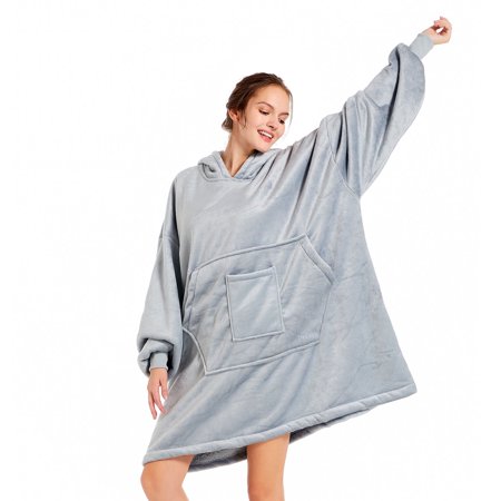 REDESS Wearable Blanket Hoodie, Oversized Blanket Hoodie Sweatshirt for Adults Women Men