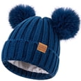 thumbnail image 1 of REDESS Winter Beanie Hats for Kids with Warm Fleece Lined, Children's Knit Hat for Boys Girls 5-9 Years Old, 1 of 7