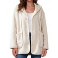 thumbnail image 1 of REDESS Winter Coats for Women, Hooded Button Front Outerwear Coats, Casual Warm Winter Jacket, 1 of 7