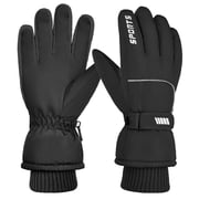 Men's Winter Gloves with Waterproof Touchscreen for Outdoor Sprots Ski Snowboard ,Black