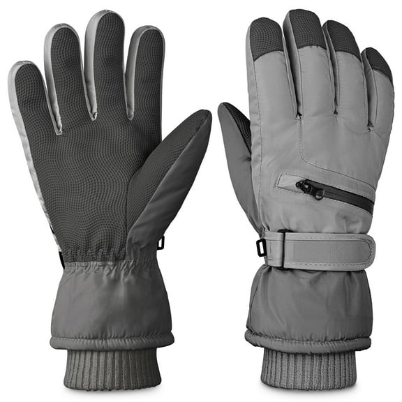 REDESS Winter Gloves for Men and Women with Touch Screen Waterproof for Ski Black