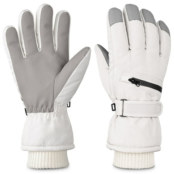 REDESS Winter Gloves for Men and Women with Touch Screen Waterproof for Ski Black