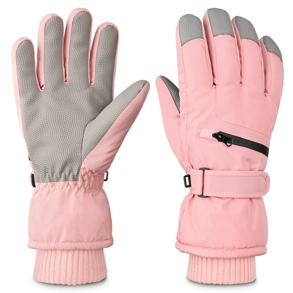 REDESS Winter Gloves for Men and Women with Touch Screen Waterproof for Ski Black