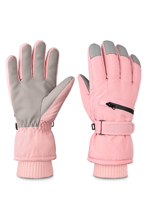 Winter Gloves for Men and Women with Touch Screen Waterproof for Ski Black