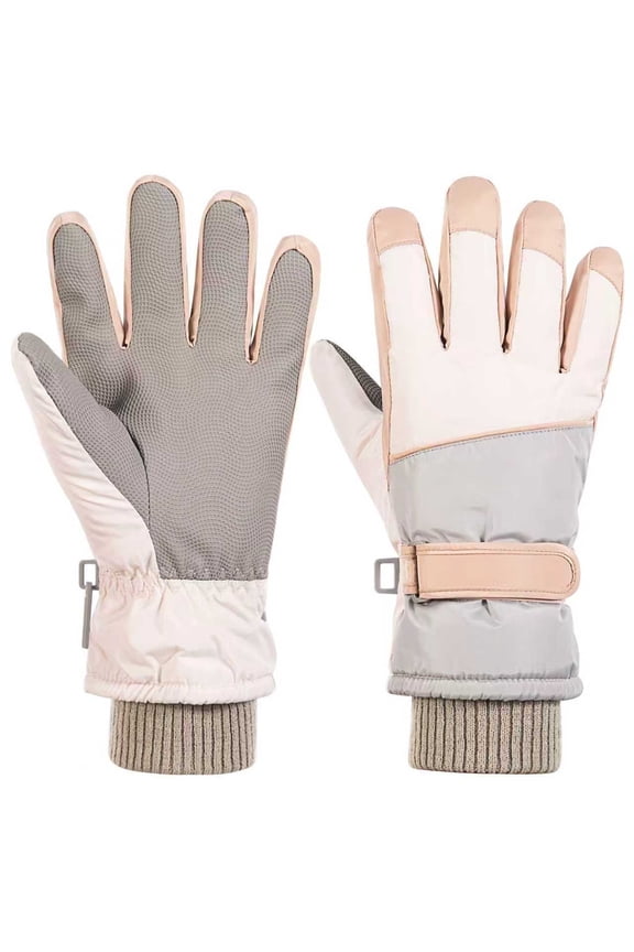 Winter Waterproof Gloves for Women Ski Snow Snowboard Touchscreen Black Touchscreen Gloves