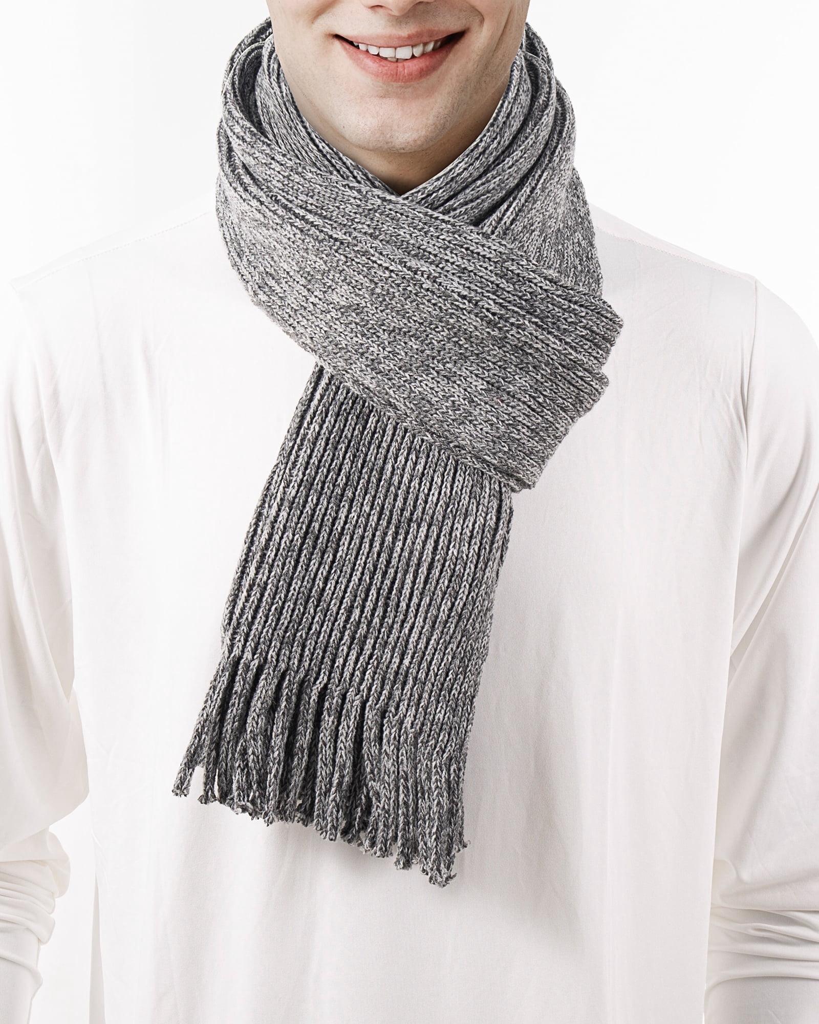 REDESS Winter Scarf for Men and Women Knit Long Thick Scarves for Adult ...