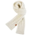 thumbnail image 1 of REDESS Women's Knit Winter Scarf, Warm Long Chunky Scarf, White, 1 of 7