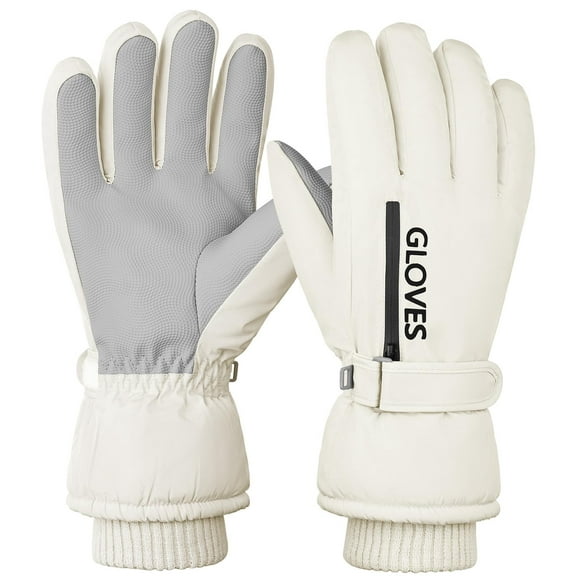 REDESS Women's Waterproof Touchscreen Winter Ski Snowboard Gloves, Black