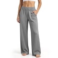 thumbnail image 1 of REDESS Pants for Women Elastic High Waisted Wide Leg Lounge Pants,Size S-2XL, 1 of 7