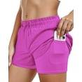 thumbnail image 1 of REDESS Athletic Shorts for Women Elastic Waistband with Liner and Pockets Gym Workout Yoga Running Shorts., 1 of 7