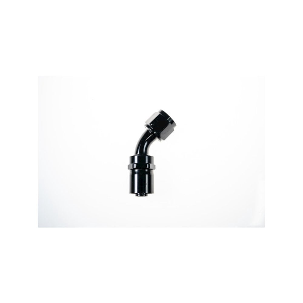 REDHORSE PERFORMANCE 12AN 45Deg Crimp Hose End Black