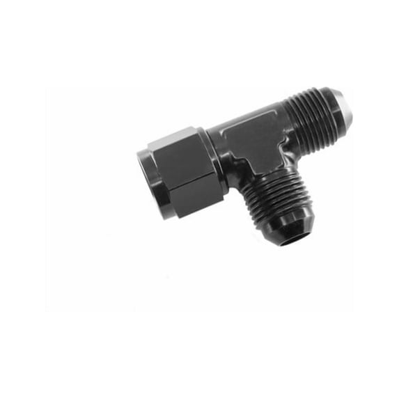 REDHORSE PERFORMANCE 3AN Tee with Female Swivel on Run Black partNumber: 828-03-2