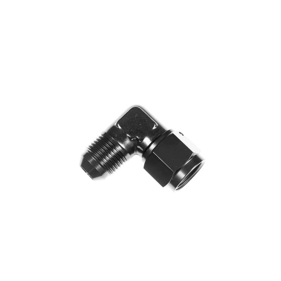 REDHORSE PERFORMANCE 6AN Female to 6AN Male Fitting 90-Deg Black