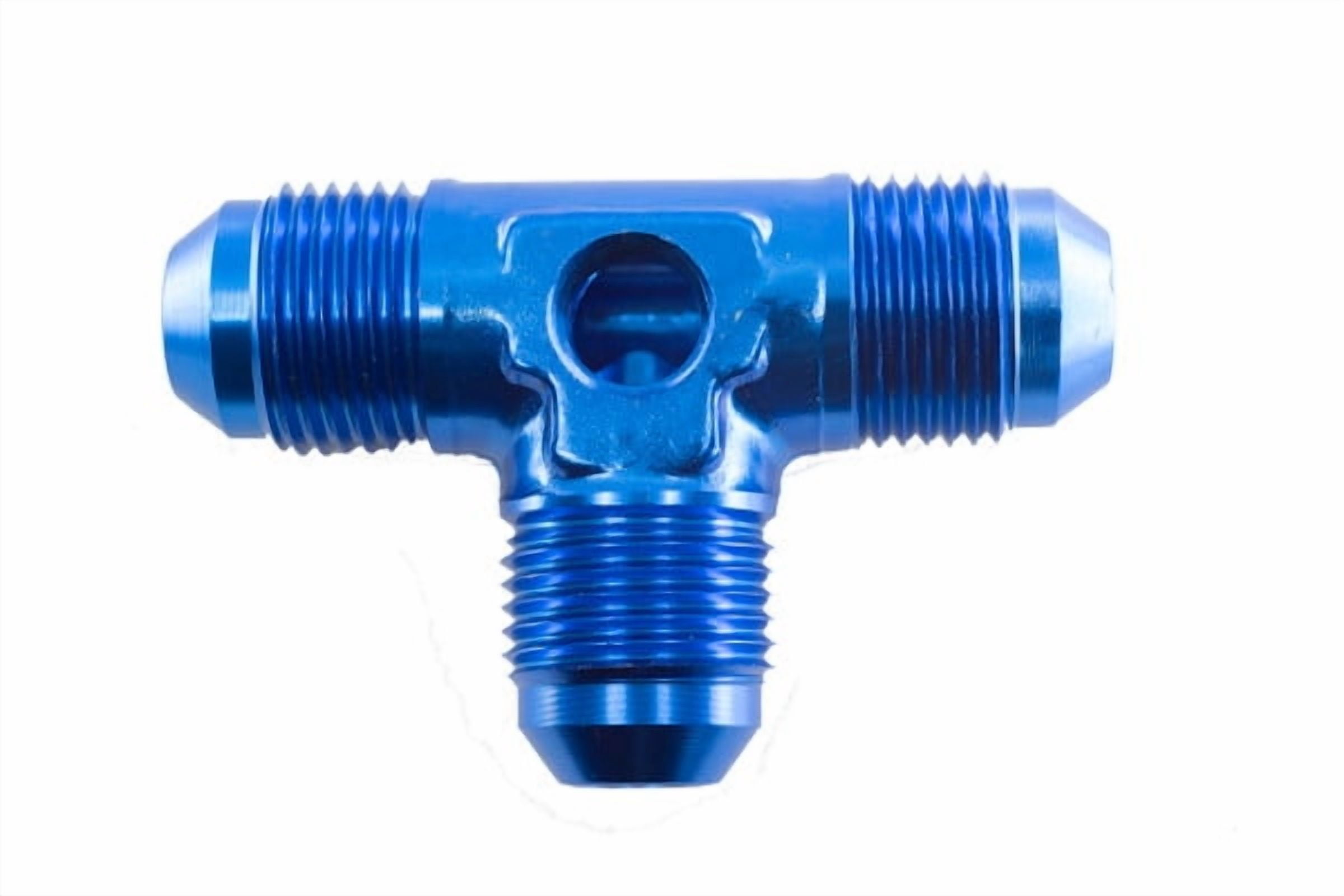 REDHORSE PERFORMANCE 6AN Male Flare Tee with 1/8in NPT Port Blue partNumber: 8248-06-01 00:00:00
