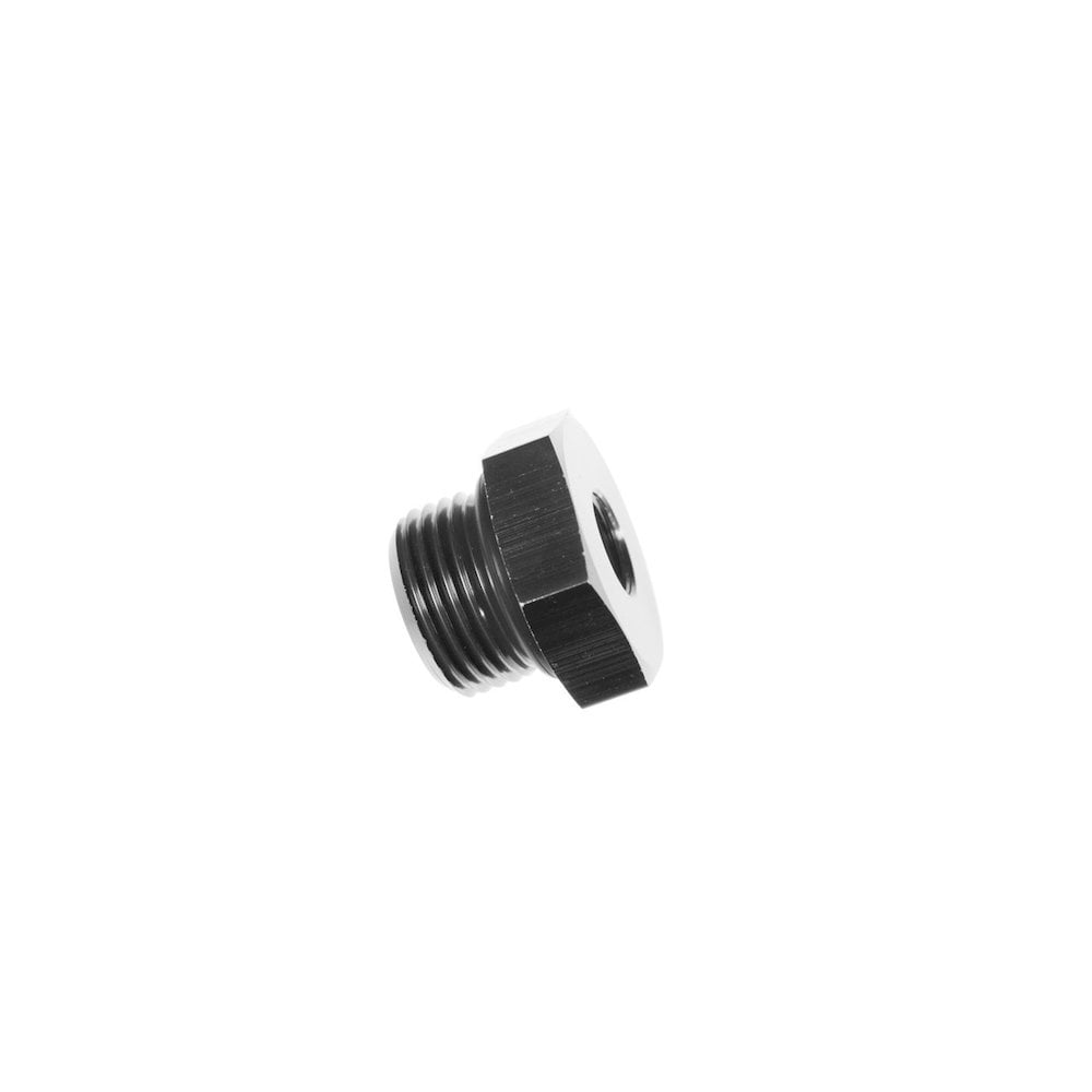REDHORSE PERFORMANCE 8an ORB Port Plug w/1/8 NPT Female Port Black