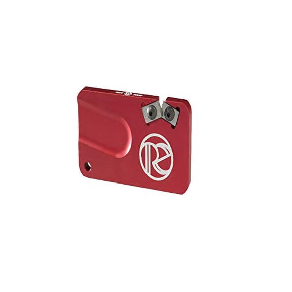 REDI-EDGE/KLAWHORN IND REPS201RD Pocket Knife Sharpener Duromite Carbide Red with Nylon Sheath