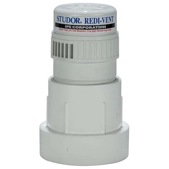 REDI-VENT Air Admittance Valve - 1.5 & 2 Inch - Plumbing Vent for Sinks & Bathroom Groups - Compact Design - Vermin Protection