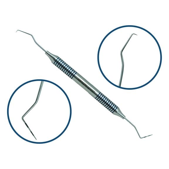 REDLAND Dental Explorer-Probe 17-CP12 3-6-9-12mm (Blueline)