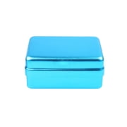 REDLAND Disinfection Burs Holder Station, Bur Block Organizer with Cover 120 HOLES Aluminium Blue 5 pc