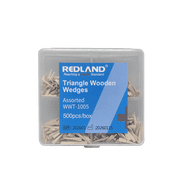 REDLAND Triangular Wood Dental Wedges 500 Pack Assorted