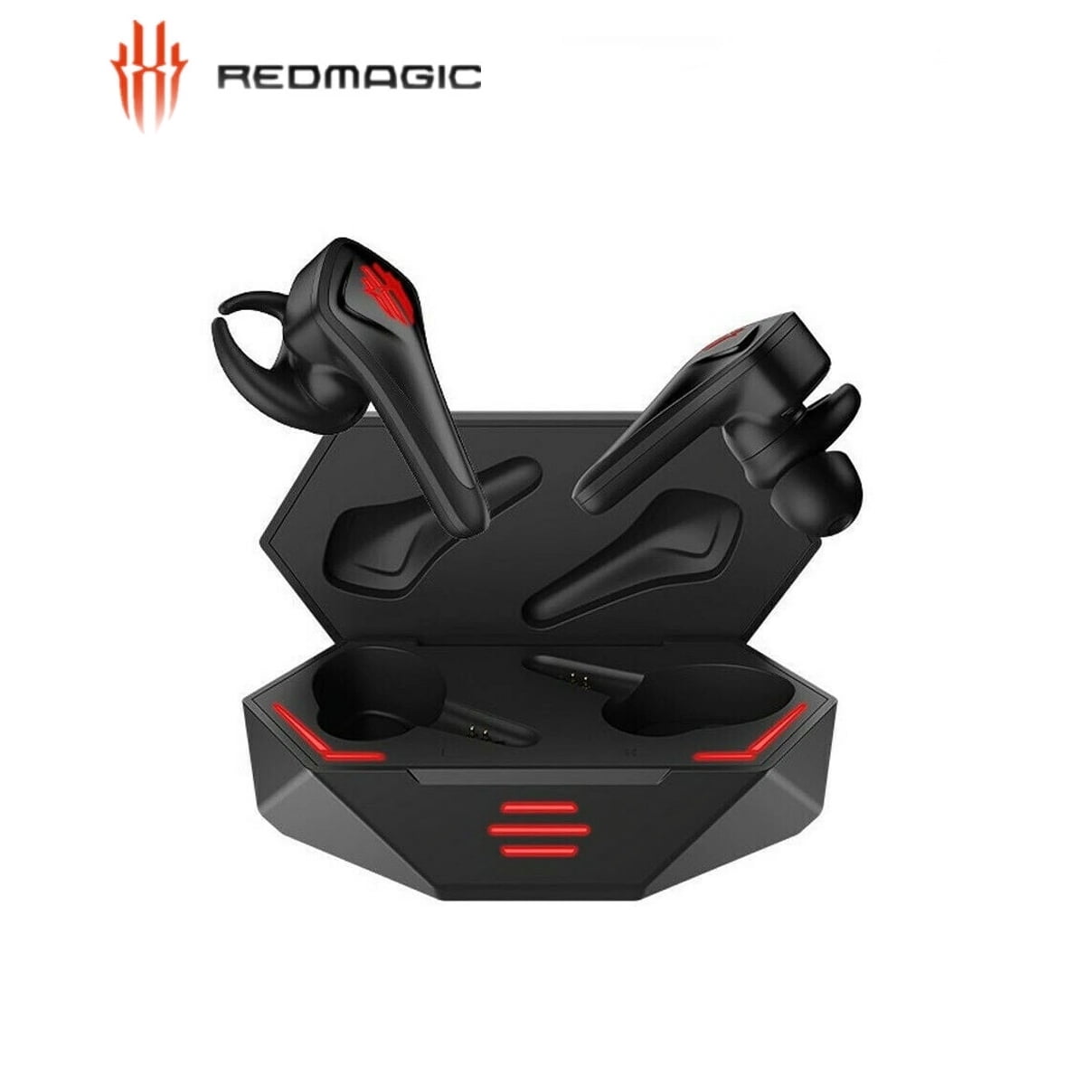 スマホアクセサリー REDMAGIC tws gaming earbuds (Original) REDMAGIC In Ear Gaming Earbuds, Black - Walmart.com