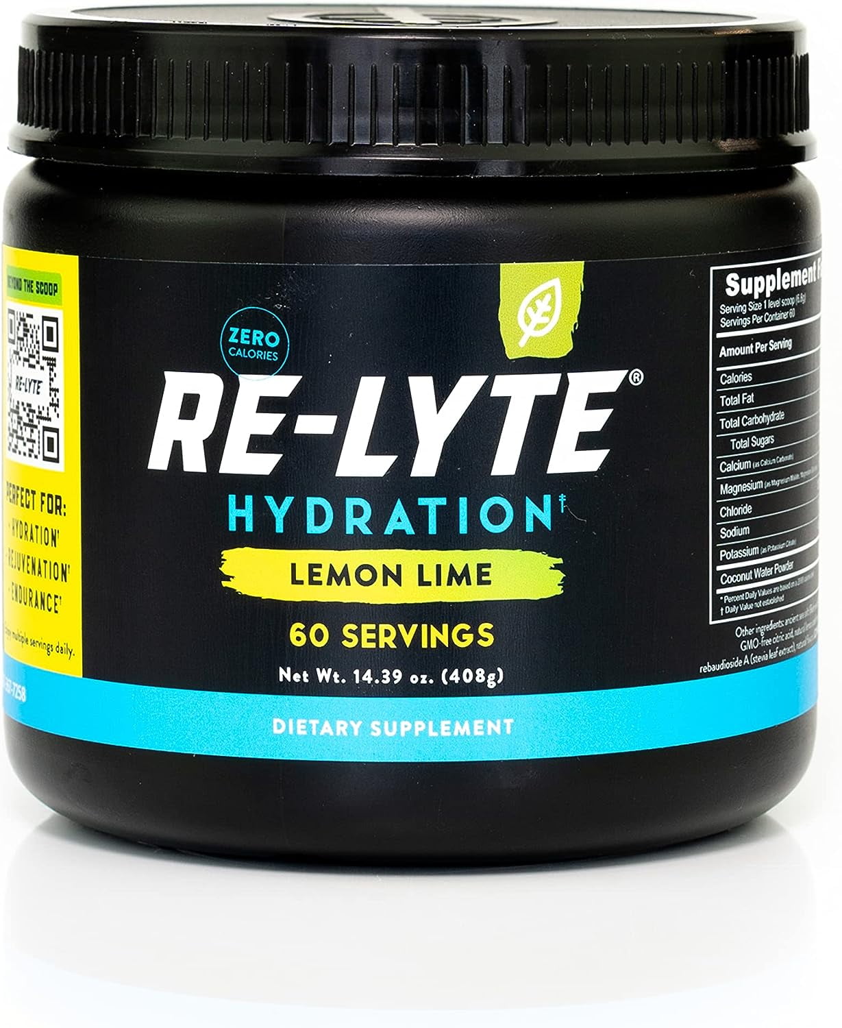 REDMOND ReLyte Electrolyte Drink Mix, Lemon Lime Flavor, 14 oz