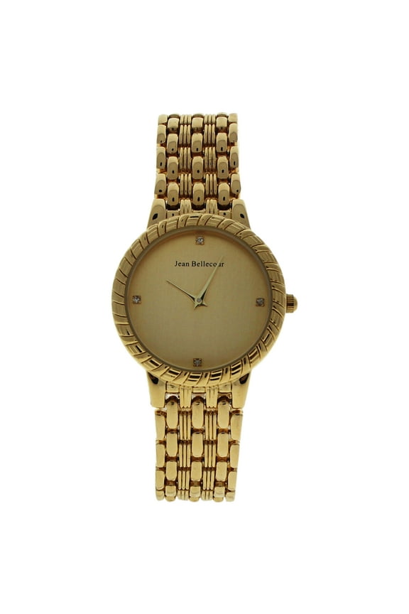 REDS20 Dufrene - Gold Stainless Steel Bracelet Watch by Jean Bellecour for Women - 1 Pc Watch
