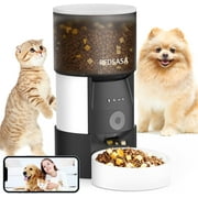 REDSASA 3L Automatic Pet Feeder with Camera, Automatic Cat/Dog Dispenser with 2-Way Audio, 1080P HD with Night Vision, WiFi