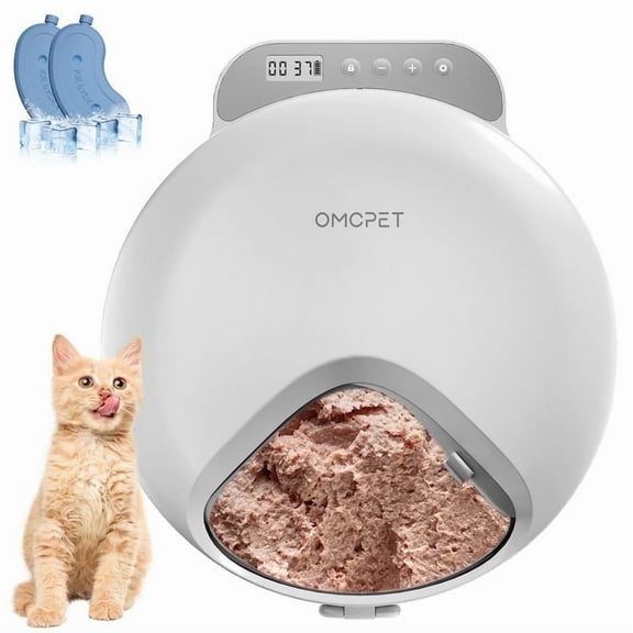 REDSASA Automatic Cat Feeder, 48-Hour Programmable, 8oz Capacity, Safe & Easy to Clean, Automatic Cat Feeder Wet Food for Cats, Kittens and Small Dogs