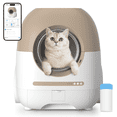 thumbnail image 1 of REDSASA Automatic Cat Litter Box, Self Cleaning Cat Litter Box with APP Control/Health Monitoring/Odor-Removal, Brown, 1 of 13