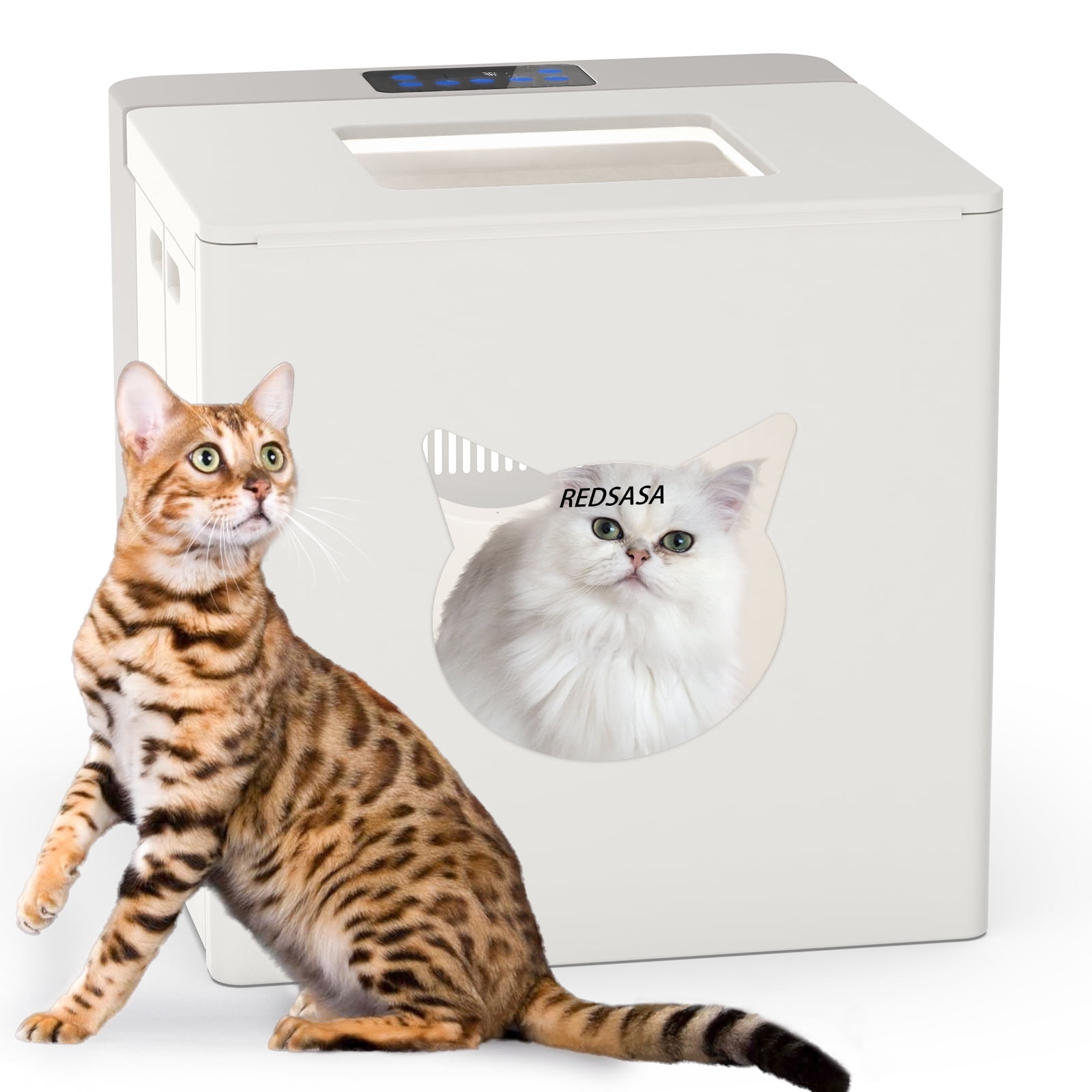 REDSASA Automatic Pet Dryer for Cats/Dogs, Ultra Quiet Pet Dryer Box