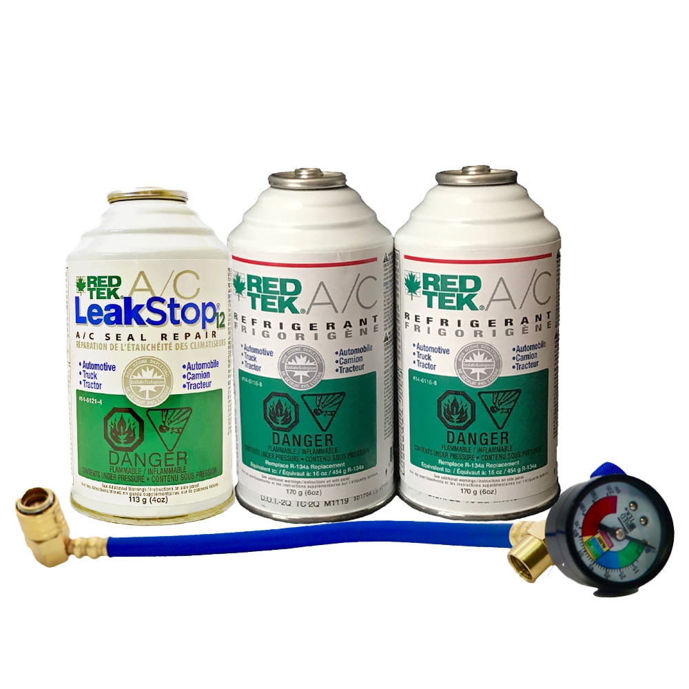 Envirsosafe R600a Refrigerant, 3 Cans and Gauge, R-600a, R600,  Refrigerators, Coolers