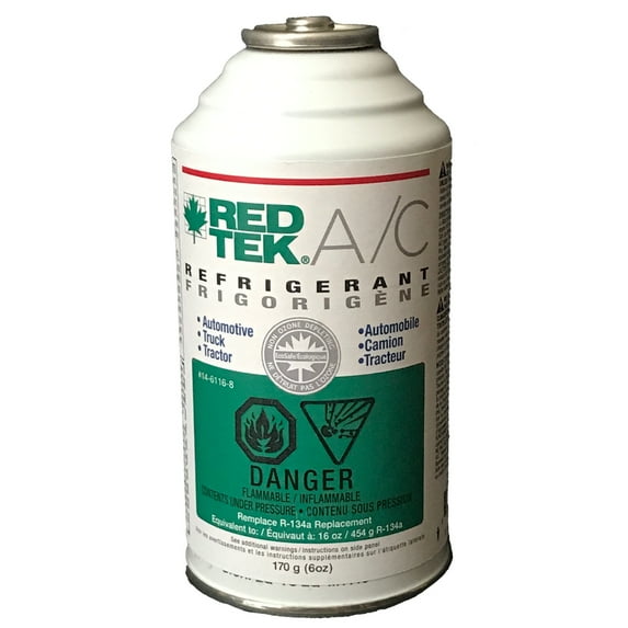 REDTEK PureZero A/C Environmentally Friendly Depleting 6 oz Automotive Refrigerant (3 Pack)