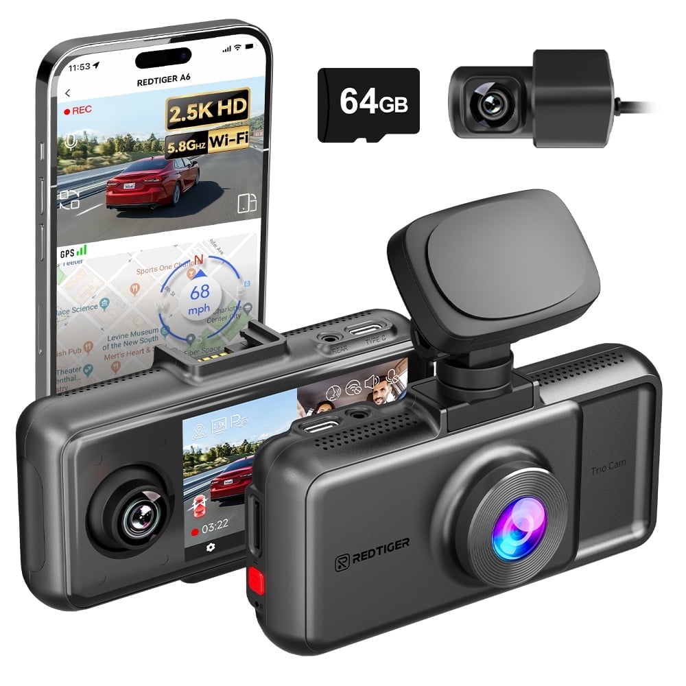 4K UHD Dash Cam with Wi-Fi, GPS Parking Monitor Guyana Ubuy
