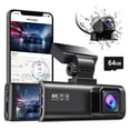 thumbnail image 1 of REDTIGER Dash Cam for Cars, 4K/2.5K Dashcam, 3.16'' IPS Screen Car Dash Cam Front and Rear, Built-in Wifi& GPS, G-sensor, Loop Recording, WDR, Super Night Vision, Parking Mode, 1 of 11