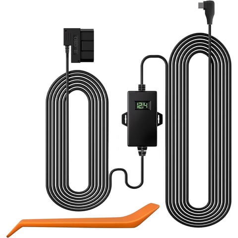 REDTIGER Dash Cam OBD Hardwire Kit, USB C Port, 10FT 12V-24V to 5V, for All REDTIGER Dash Cam