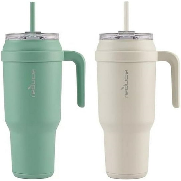 Reduce 24 oz Tumbler with Handle - Vacuum Insulated Stainless  Steel Travel Mug with Sip-It-Your-Way Lid and Straw - Keeps Drinks Cold up  to 24 Hours - Sweat Proof, Dishwasher