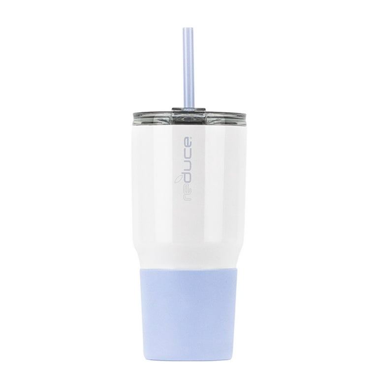 Reduce Insulated Stainless Steel Tumbler with 3-1 Lid with Straw, 1.1-L,  Glacier