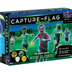 Redux: The Original Glow in The Dark Capture The Flag Game | Ages 8+ | Outdoor Games for Kids and Teens | Glow in the Dark Games | Sports Gifts for Boys | Alternative to Laser Tag Guns & Flag Football