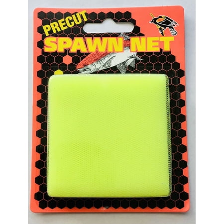 REDWING SPAWN FISHING NET SQUARES 60 CT 2 3/4"x 2 3/4" (Chartreuse)
