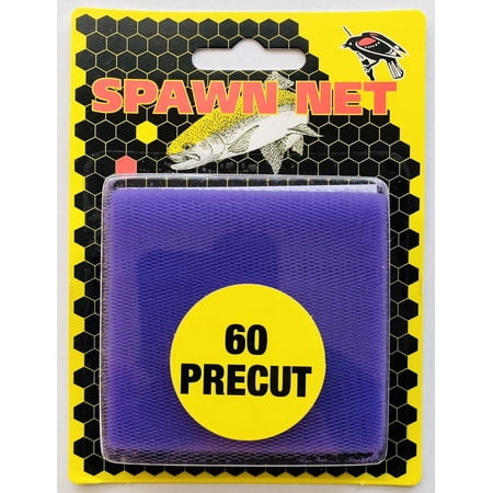 REDWING SPAWN FISHING NET SQUARES 60 CT 2 3/4"x 2 3/4" (Purple)