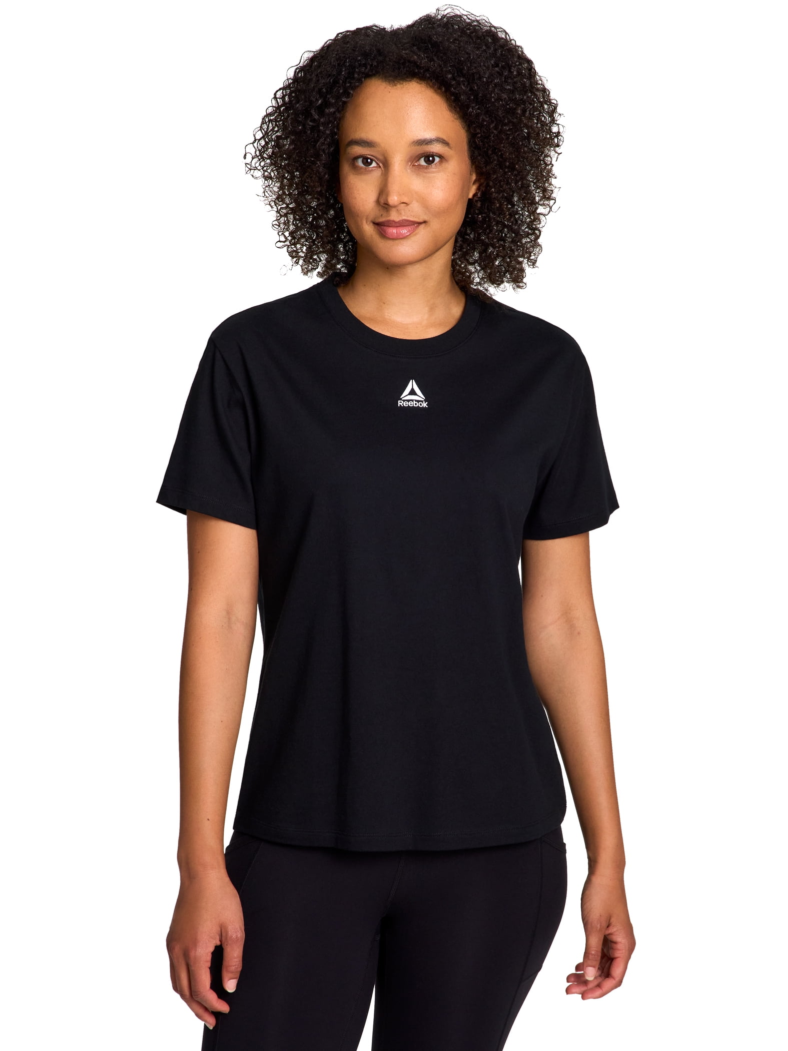 Reebok Women's Embroidered Essence Short Sleeve Tee, Sizes XS - XXXL