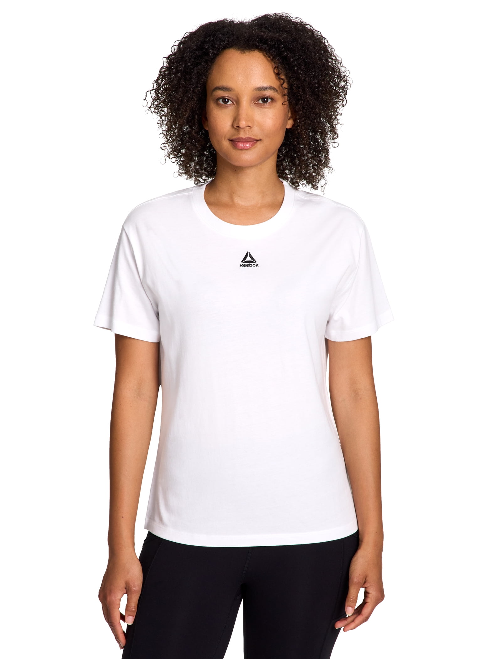 Reebok Women's Embroidered Essence Short Sleeve Tee, Sizes XS - XXXL