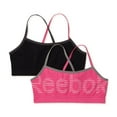 thumbnail image 1 of Reebok Girl's Seamless Bra Strappy Bralettes, 2-Pack, Sizes S-XL, 1 of 5