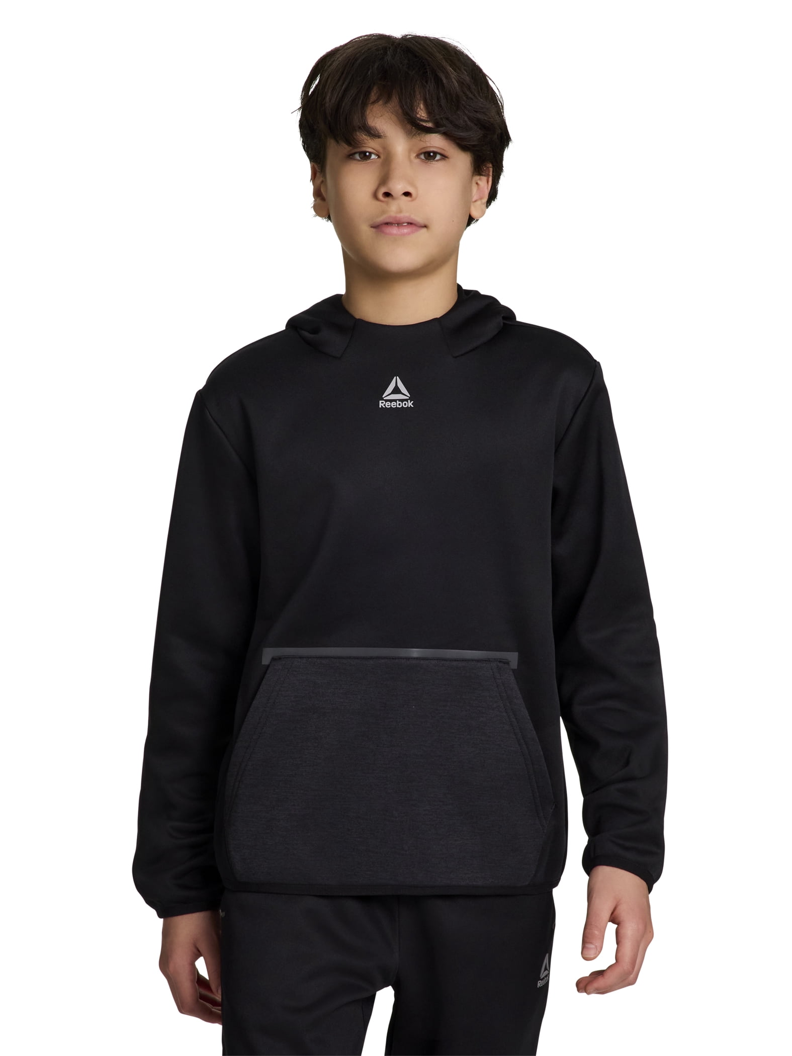Boy's Athletic Cool Down Fleece Hoodie, Sizes 4-18